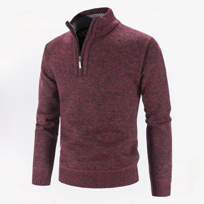 Everyday Soft Slim Fit Half-Zip Knit Pullover for Men