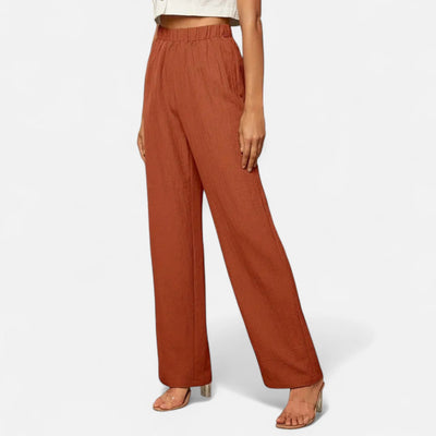 Rozalind | Women's Straight-Leg High-Waist Trousers
