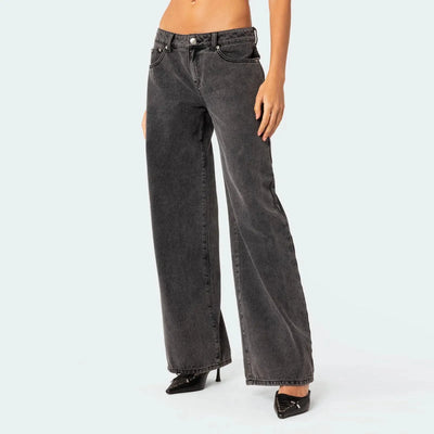 Kimberly | Women's High-Waist Straight-Leg Jeans