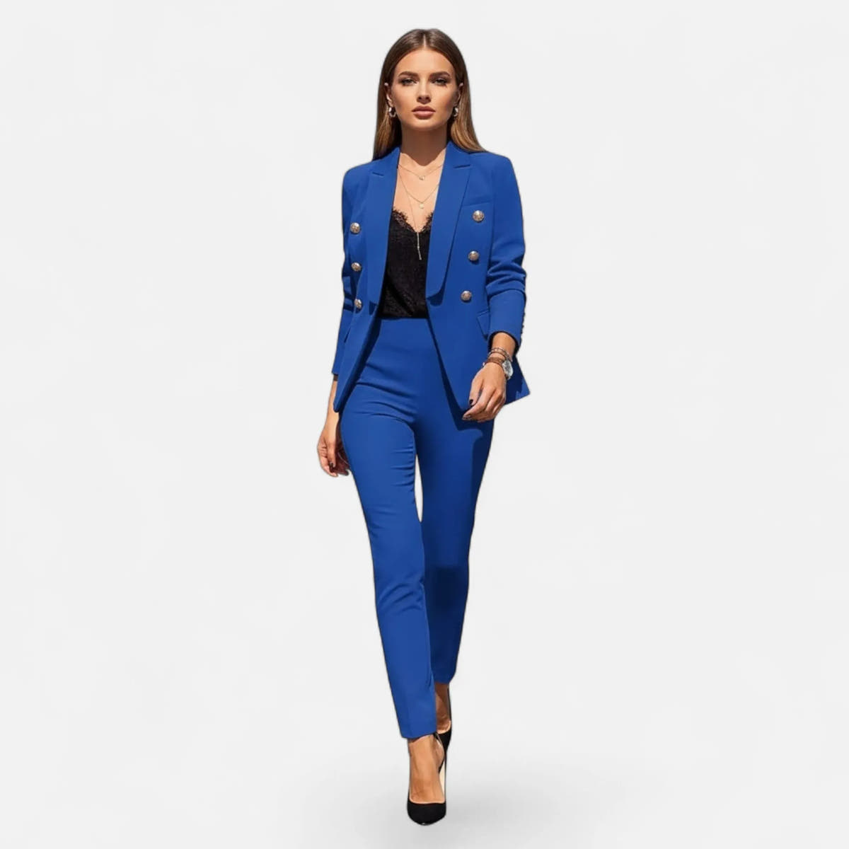 Adrienne | Women's Solid Colour Tailored Suit Set