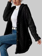 Alexandra | Women's Structured Textured Button-Front Jacket