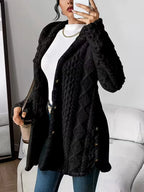 Alexandra | Women's Structured Textured Button-Front Jacket