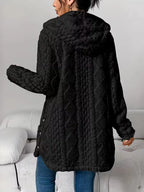Alexandra | Women's Structured Textured Button-Front Jacket
