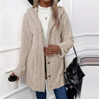Alexandra | Women's Structured Textured Button-Front Jacket