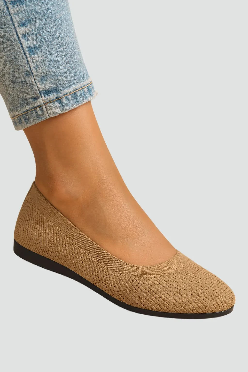 Ariella | Women's Breathable Knitted Ballet Flats