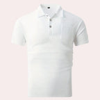 Breathable Polo Shirt for Men's Casual and Office Wear