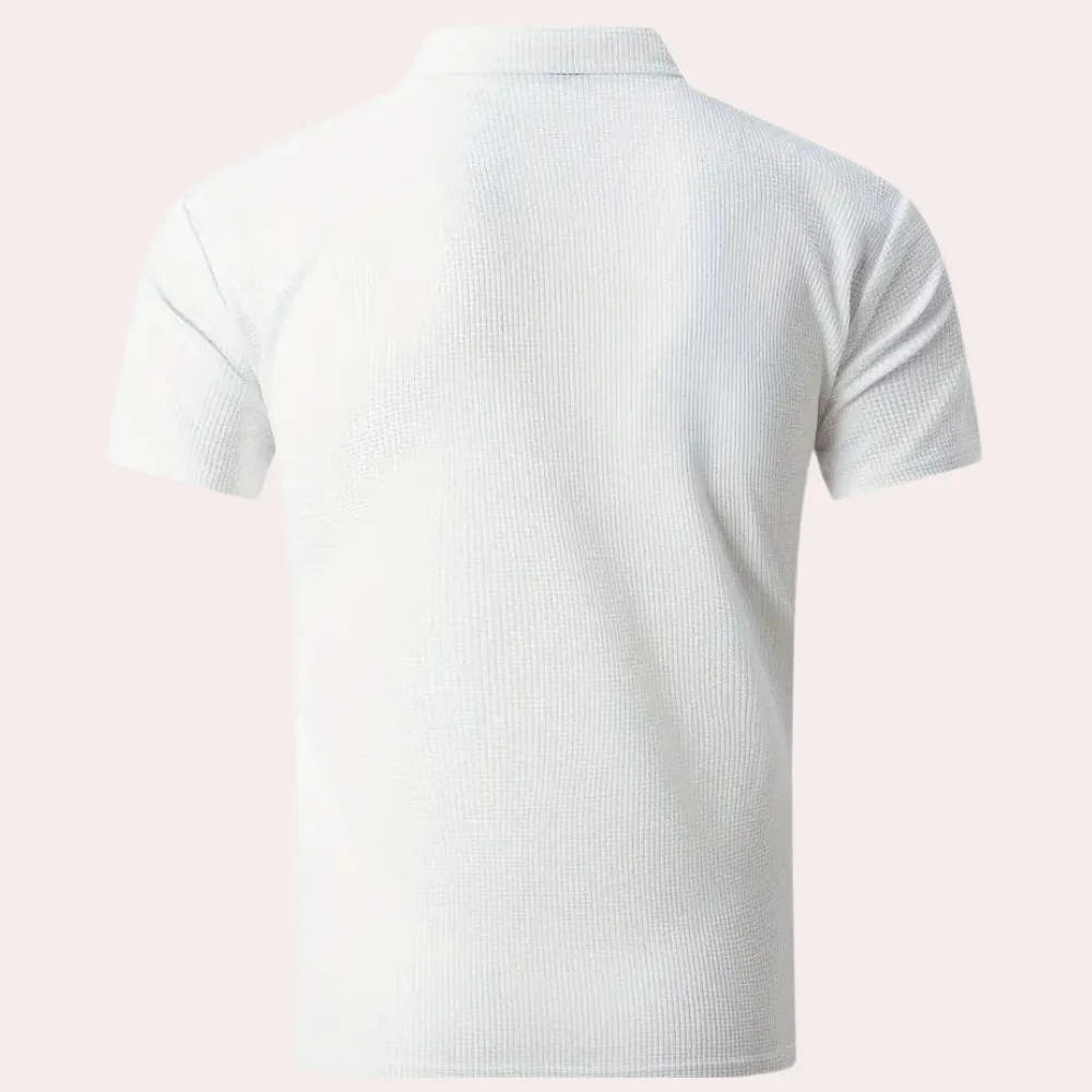 Breathable Polo Shirt for Men's Casual and Office Wear