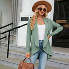 Cecilia | Women's Open-Front Cable Knit Cardigan