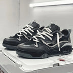 Chunky Color-Block Low-Top Lace-Up Trainers for Men