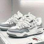 Chunky Color-Block Low-Top Lace-Up Trainers for Men