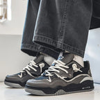 Chunky Color-Block Low-Top Lace-Up Trainers for Men