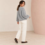 Delphine | Women's Fluffy-Knit Pullover Sweater