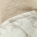 Fleece-Lined Sherpa-Collar Corduroy Bomber Jacket for Men