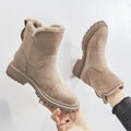 Hedwig | Women's Fleece-Lined Platform Ankle Boots