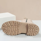 Hedwig | Women's Fleece-Lined Platform Ankle Boots