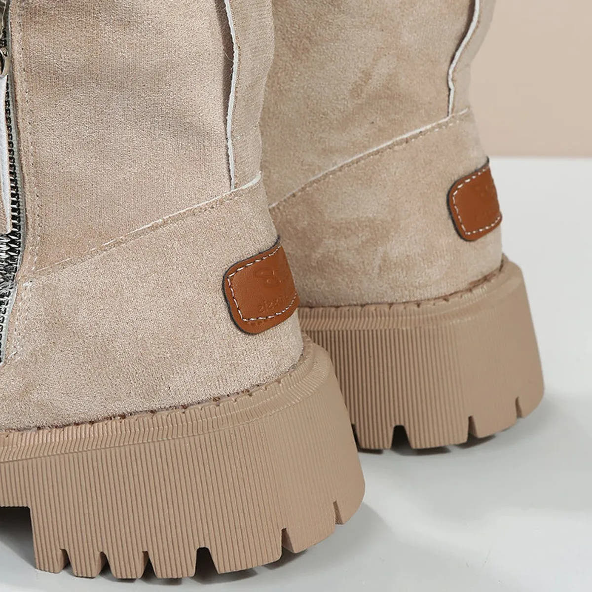 Hedwig | Women's Fleece-Lined Platform Ankle Boots