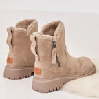 Hedwig | Women's Fleece-Lined Platform Ankle Boots