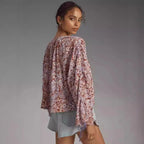 Juno | Women's Oversized Bohemian Print Shirt