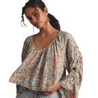 Juno | Women's Oversized Bohemian Print Shirt