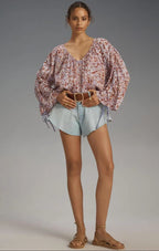 Juno | Women's Oversized Bohemian Print Shirt