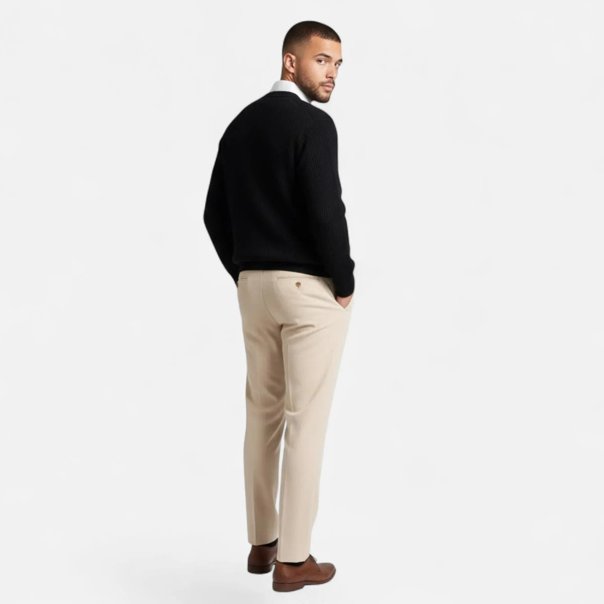 Lightweight Loose V-Neck Knit Cardigan for Men