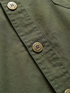 Lightweight Utility Cargo Shirt Relaxed Fit for Men