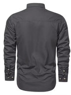Lightweight Utility Cargo Shirt Relaxed Fit for Men