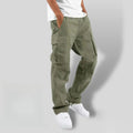 Loose Fit Cargo Trousers with Double Pockets for Men