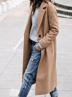 Maxine | Women's Oversized Longline Wool-Look Coat
