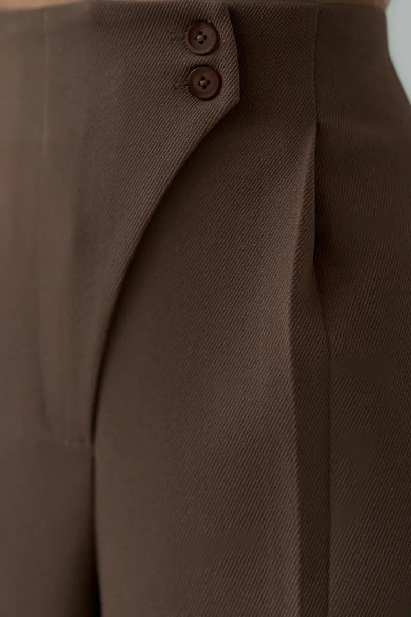 Melisande | Women's Wide Leg High Waist Trousers