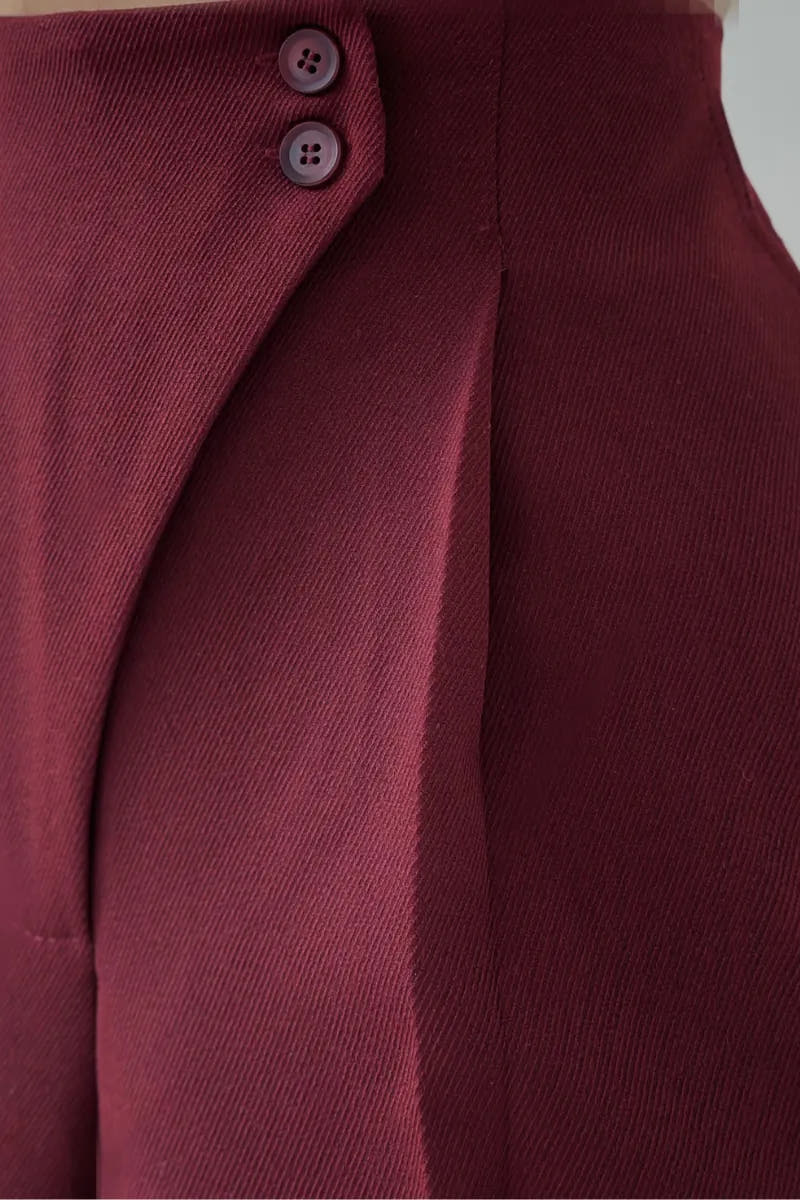 Melisande | Women's Wide Leg High Waist Trousers
