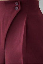 Melisande | Women's Wide Leg High Waist Trousers