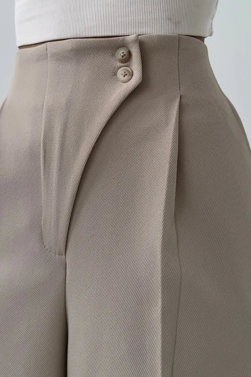 Melisande | Women's Wide Leg High Waist Trousers