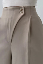 Melisande | Women's Wide Leg High Waist Trousers