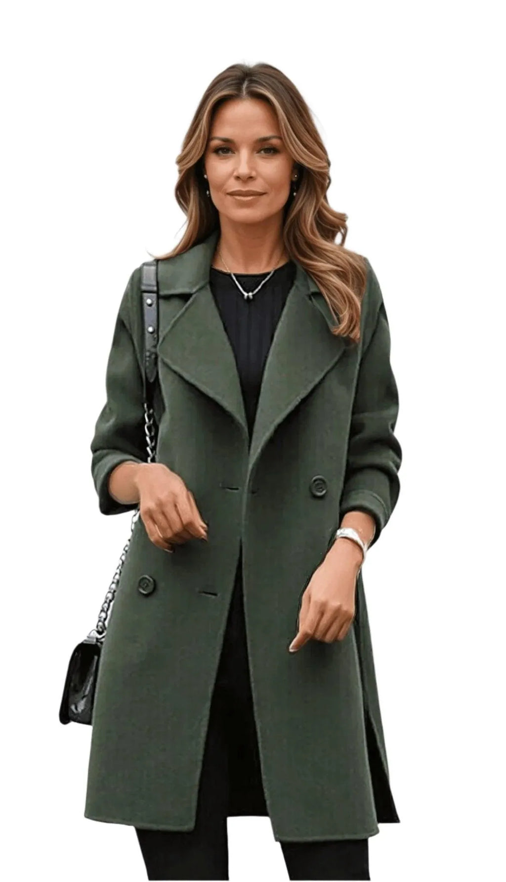 Meredith | Women's Structured Classic Lapel Winter Coat