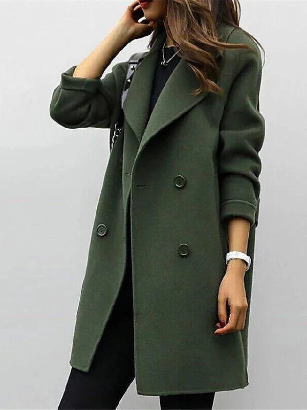 Meredith | Women's Structured Classic Lapel Winter Coat