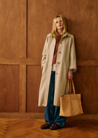 Mirabel | Women's Classic Trench Coat with Button Closure
