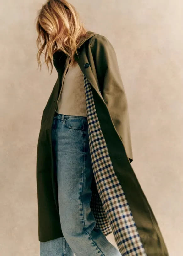 Mirabel | Women's Classic Trench Coat with Button Closure