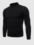 Modern Slim Fit Turtleneck Pullover Sweater for Men