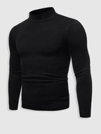 Modern Slim Fit Turtleneck Pullover Sweater for Men