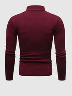 Modern Slim Fit Turtleneck Pullover Sweater for Men