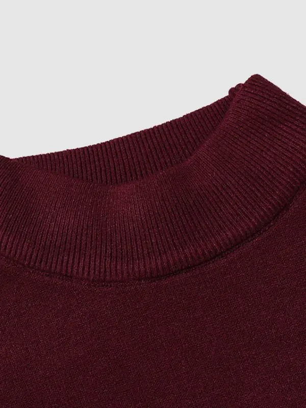 Modern Slim Fit Turtleneck Pullover Sweater for Men