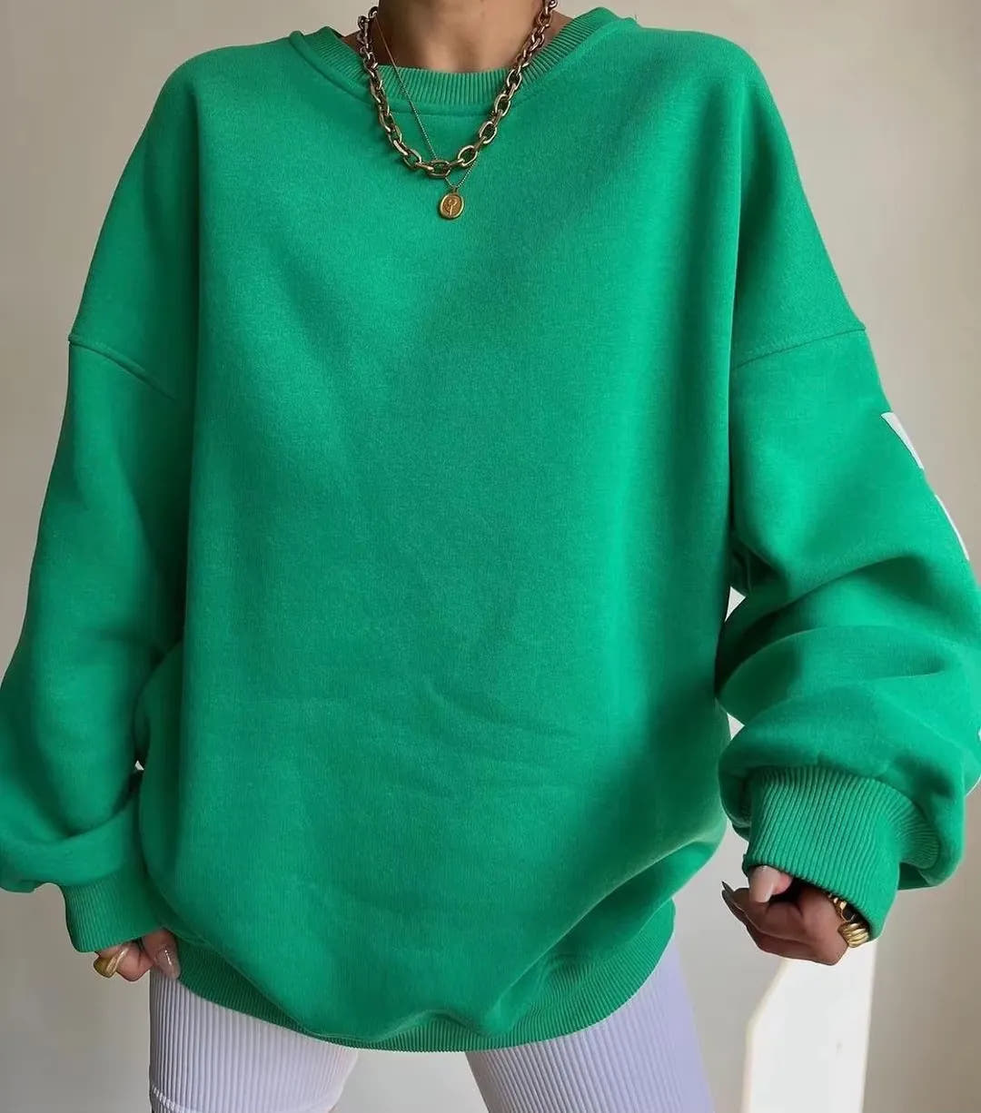 Odette | Women's Oversized Statement-Print Sweatshirt