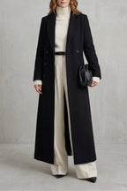 Ottilie | Women's Longline Wool-Effect Tailored Coat