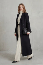 Ottilie | Women's Longline Wool-Effect Tailored Coat