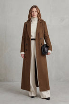 Ottilie | Women's Longline Wool-Effect Tailored Coat