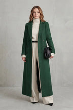 Ottilie | Women's Longline Wool-Effect Tailored Coat