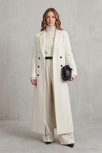 Ottilie | Women's Longline Wool-Effect Tailored Coat