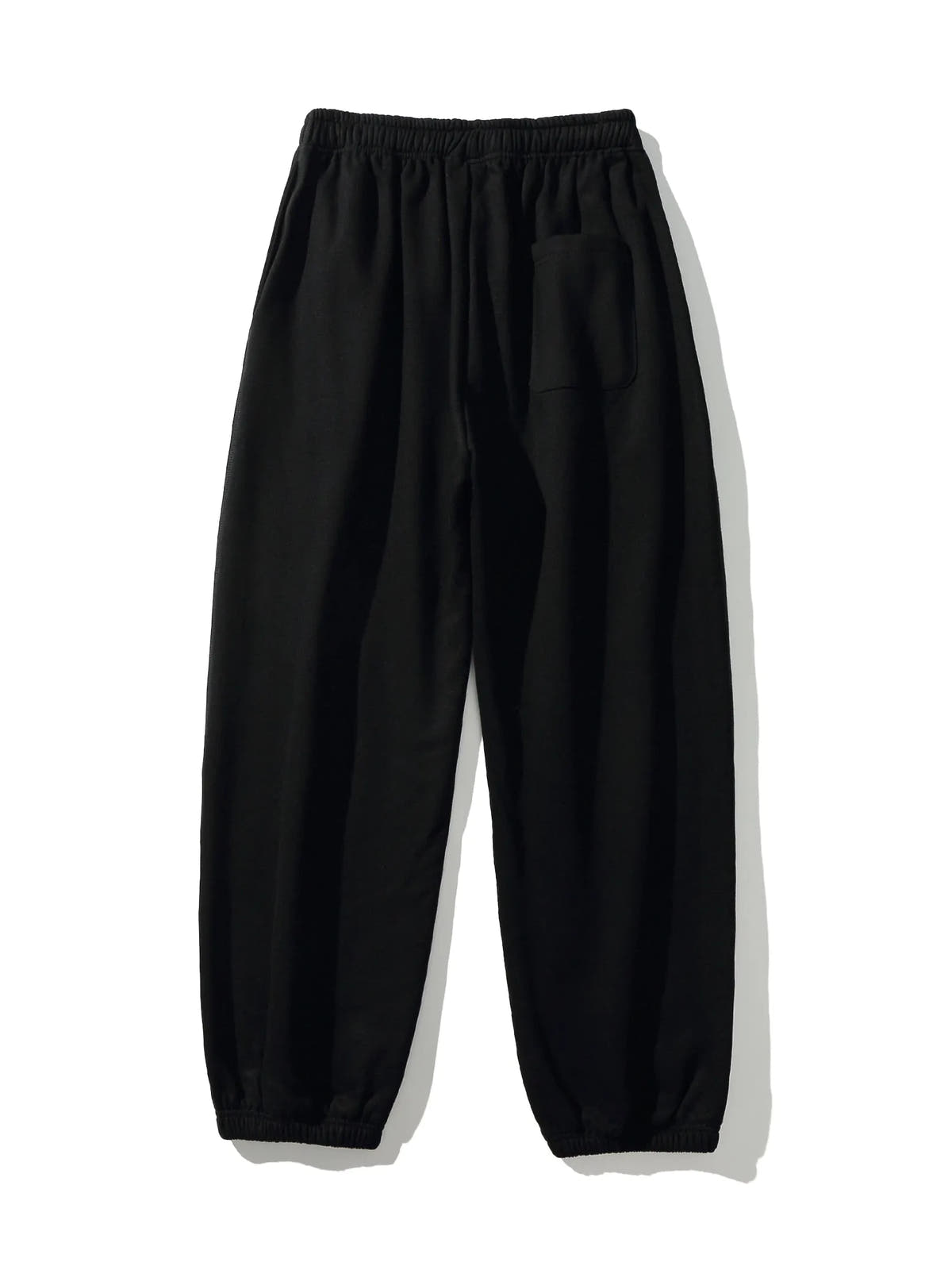 Oversized Fleece-Lined Wide Leg Sweatpants for Men