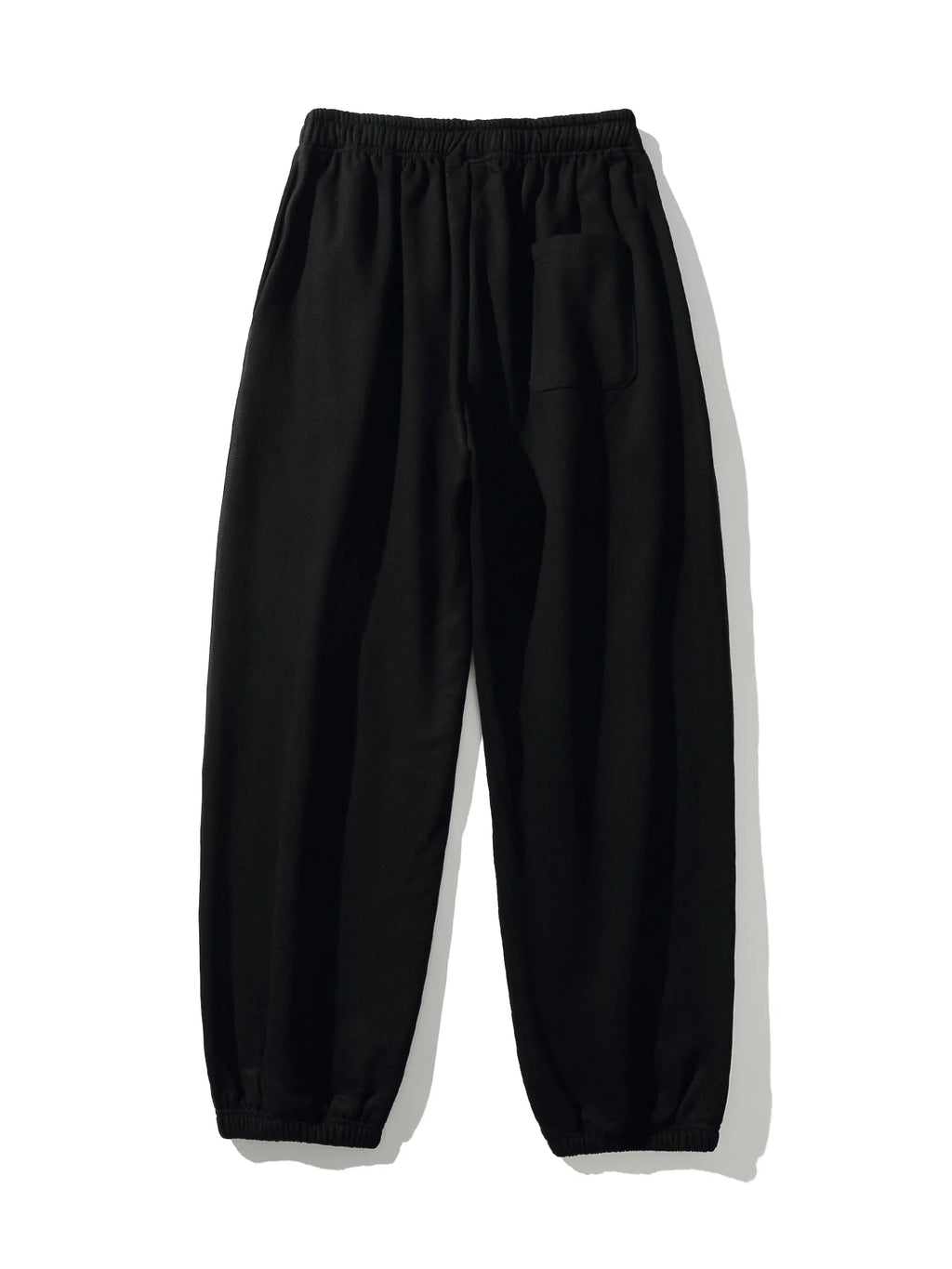Oversized Fleece-Lined Wide Leg Sweatpants for Men